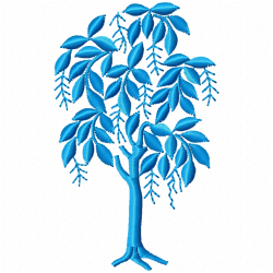 Trees Embroidery Design 3